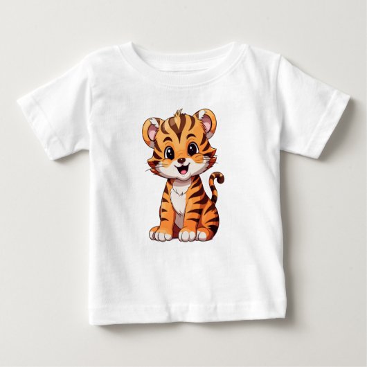 Baby Tiger Baby T-shirt (Vorderseite)