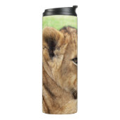 Baby Tiger Custom Monogram Tumbler Thermosbecher (Nach links gedreht)
