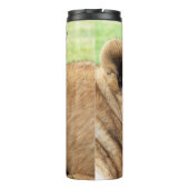 Baby Tiger Custom Monogram Tumbler Thermosbecher (Rückseite)