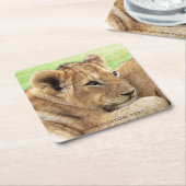 Baby Tiger Custom Untersetzer (angewinkelt)
