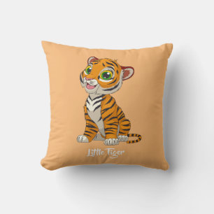 Baby Tiger Design Throw Kissen