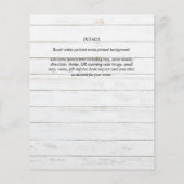 Baby Tiger Gender Reveal Shower Einladungen (Rückseite)