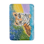 Baby Tiger "Kunst von Kindern" Badematte (Vorderseite Vertikal)