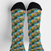 Baby Tiger "Kunst von Kindern" Socken (Oben)