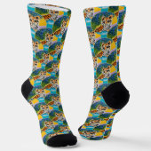 Baby Tiger "Kunst von Kindern" Socken (Gewinkelt)