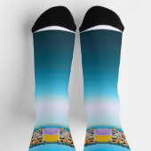Baby Tiger "Kunst von Kindern" Socken (Oben)