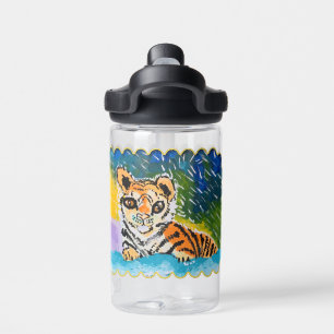 Baby Tiger "Kunst von Kindern" Trinkflasche