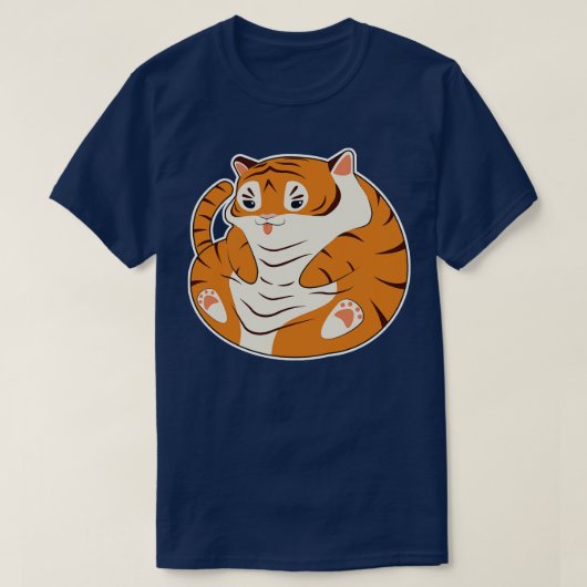 Baby Tiger lustig T-Shirt (Design vorne)