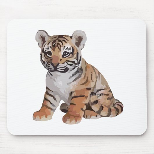 Baby Tiger Mousepad (Vorne)