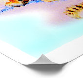 Baby Tiger Poster (Ecke)