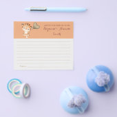 Baby Tiger | Ratschläge für Mama & Vater Babydusch Flyer (Einzeln)