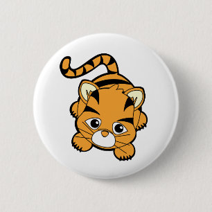 Baby Tiger Süsse Button