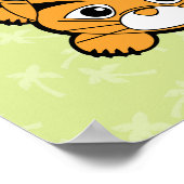 Baby Tiger Süsse Poster (Ecke)