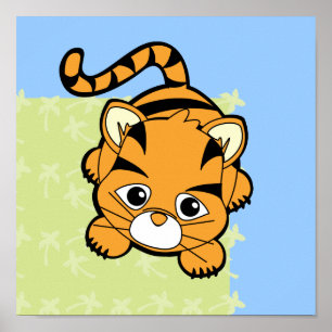 Baby Tiger Süsse Poster