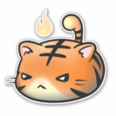 Baby Tiger Vinyl Sticker (Vorderseite)