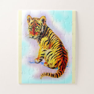 Baby-Tigertier Puzzle