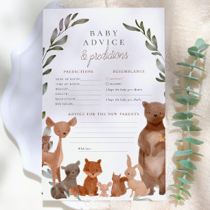 Baby-Tipps & Vorhersagen Wald Baby-Party