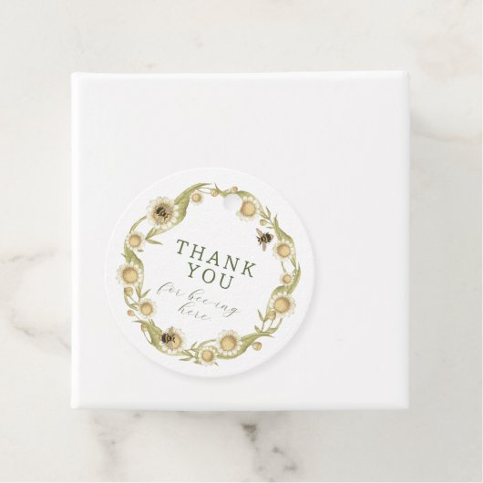 Baby to Bee Daisy Wildblume Geschenkanhänger (Beispiel)