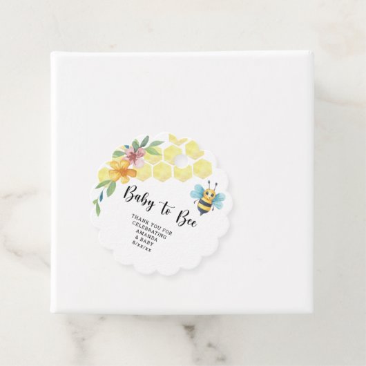 Baby to Bee Geschenkanhänger (Beispiel)