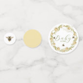 Baby to Bee Theme Baby Shower Konfetti (Rückseiten)