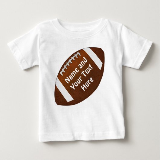 Baby to Kleinkind Personalisiert Football Jerseys Baby T-shirt (Vorderseite)