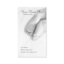 Baby Toes Visitenkarte