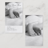 Baby Toes Visitenkarte (Vorne/Hinten)