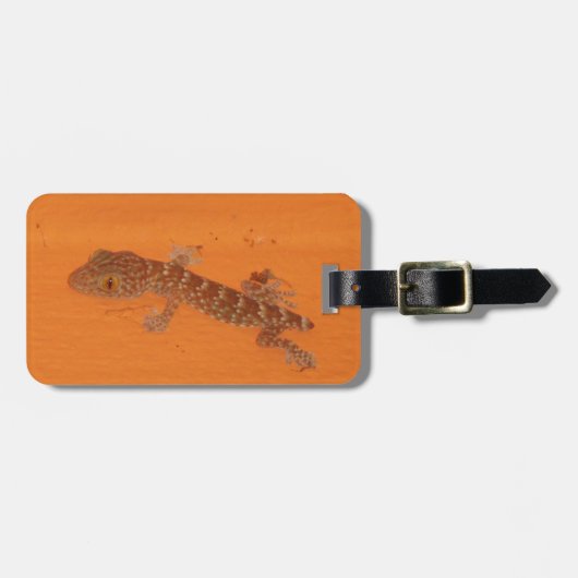 Baby Tokay Gecko Gepäckanhänger (Vorderseite horizontal)
