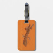 Baby Tokay Gecko Gepäckanhänger (Rückseite vertikal)