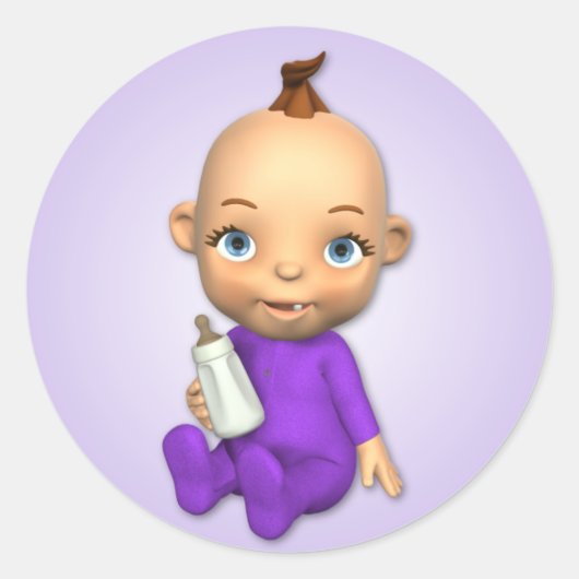 Baby Toon Sticker (Vorderseite)