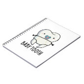 Baby Tooth Funny Teeth Pub Notizblock (Linke Seite)