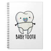 Baby Tooth Funny Teeth Pub Notizblock (Vorderseite)