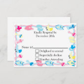 Baby Toys Baby Dusche RSVP Karte (Vorne/Hinten)