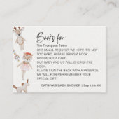 Baby Toys Gender Neutral Twins Book for Baby Begleitkarte (Vorderseite)