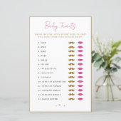 Baby Tracks Duschspielberatungskarten (Stehend Vorderseite)