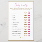 Baby Tracks Duschspielberatungskarten (Vorderseite)