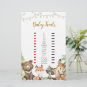 Baby Tracks Games Woodland Baby Shower (Stehend Vorderseite)