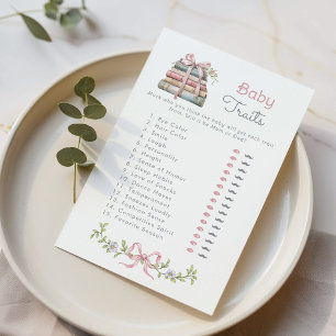 Baby Tracks Pink Storybook Baby Shower Spiel