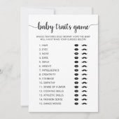 Baby-Tracks-Spiel Baby Shower Party Card Einladung (Vorderseite)