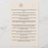 Baby Tradition Baby Bear Baby Shower Game (Rückseite)