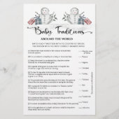 Baby Traditionen Snowman Baby Shower Game (Vorderseite)