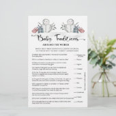 Baby Traditionen Snowman Baby Shower Game (Stehend Vorderseite)