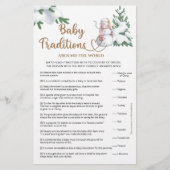 Baby Traditionen Winter Baby Duschspiel (Vorderseite)