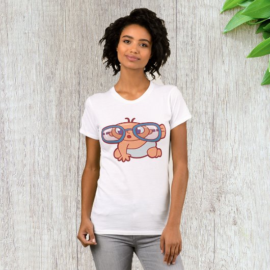 Baby Tragen Big Glasses Womens T - Shirt