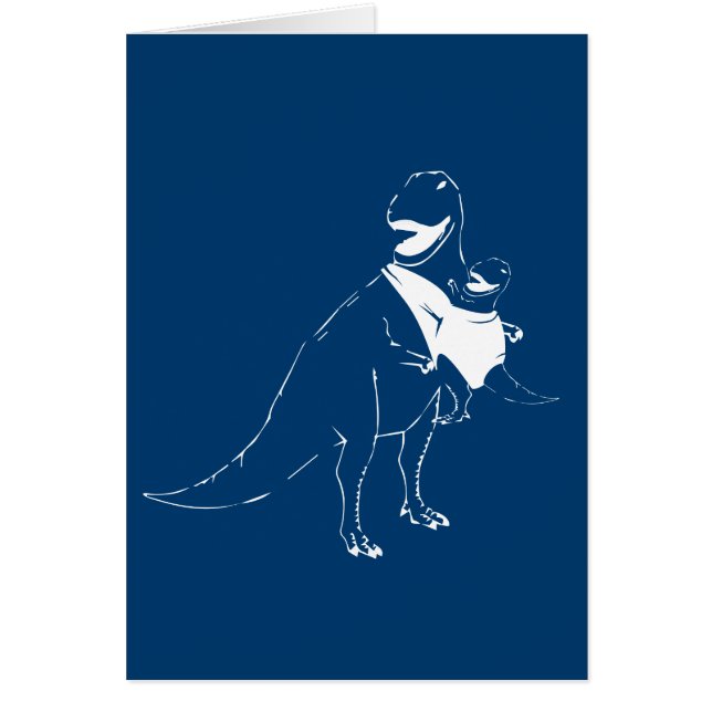 Baby-tragender Dinosaurier (Vorne)