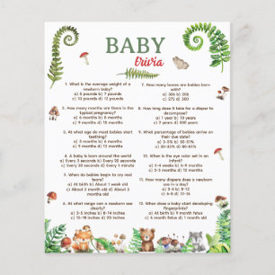Baby-Trivia-Waldtier-Designspiel