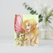 Baby Troll Postkarte (Stehend Vorderseite)