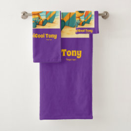 Baby TropiCool Tony - Ananas-Imperium Badhandtuch Set