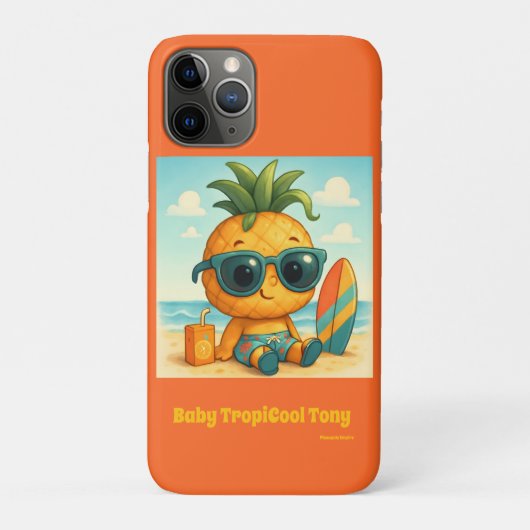 Baby TropiCool Tony - Pineapple Empire Case-Mate iPhone Hülle (Rückseite)