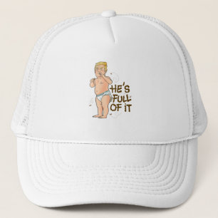 Baby Trump Er ist voll davon Truckerkappe